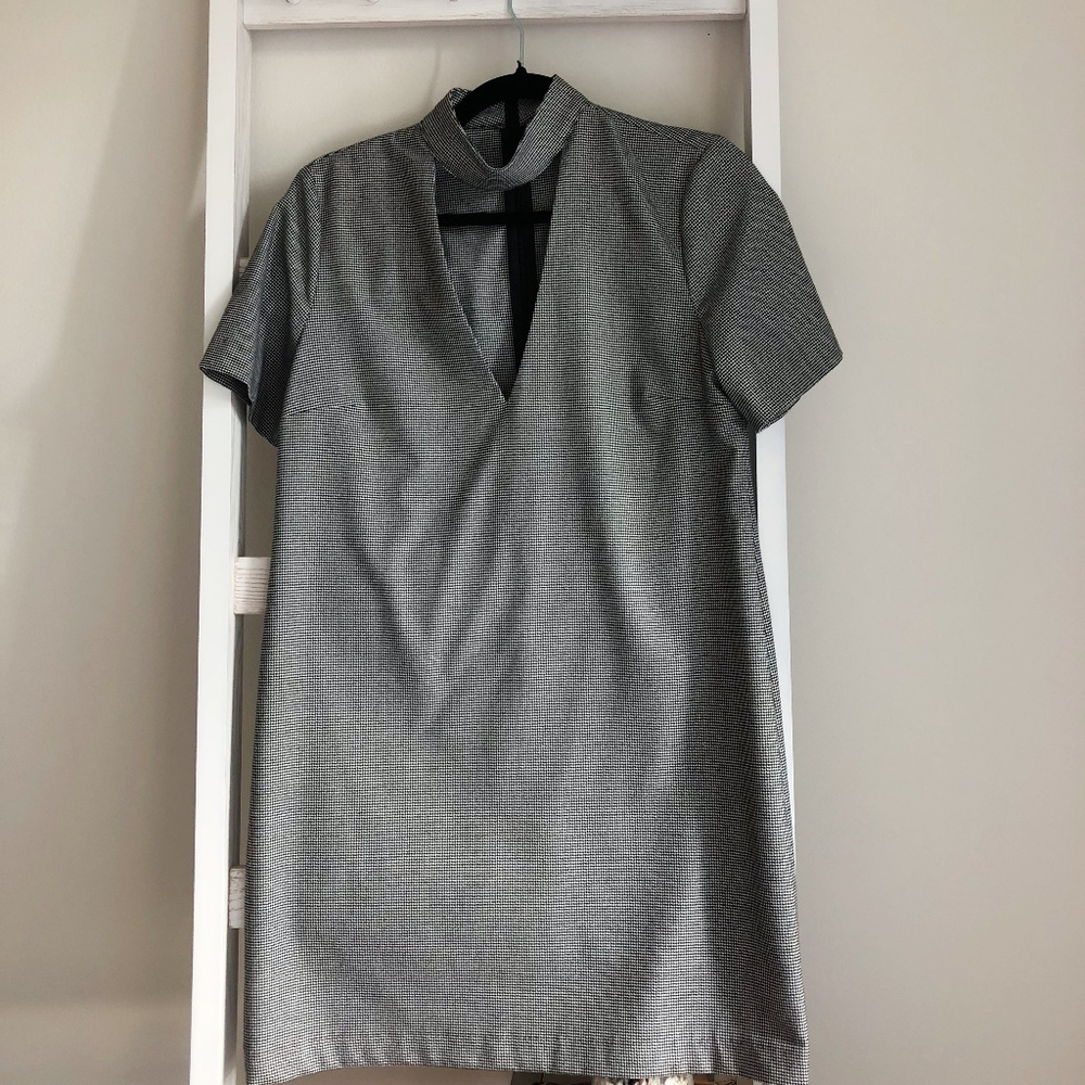 Zara Houndstooth Dress